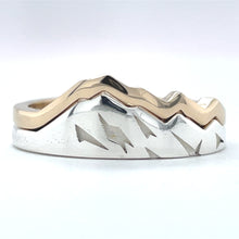Load image into Gallery viewer, 14 Karat Rose Gold King's Peak Mountain Tracer Ring
