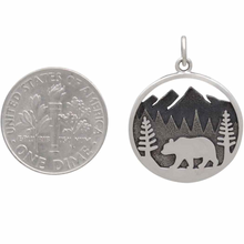 Load image into Gallery viewer, Bear in the Mountains Pendant