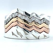 Load image into Gallery viewer, Sterling Silver King's Peak Mountain Base Ring