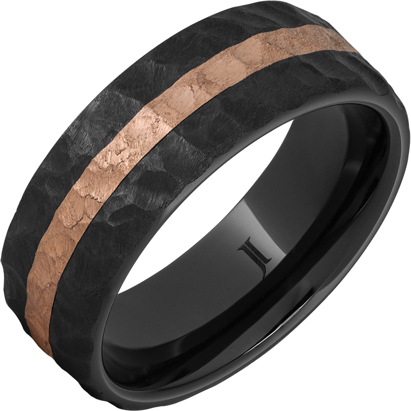 Black Diamond Ceramic™ with 14K Rose Gold Inlay