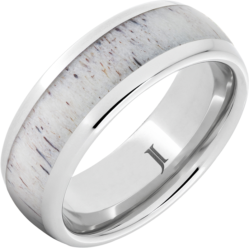 Whitetail – Serinium® Antler Inlay Ring