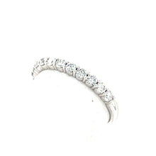 Load image into Gallery viewer, 10 karat White Gold Lab Grown 0.50cttw Line Band
