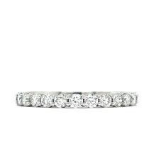 Load image into Gallery viewer, 10 karat White Gold Lab Grown 0.50cttw Line Band
