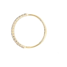 Load image into Gallery viewer, 10 karat Yellow Gold Lab Grown 0.15cttw Line Band
