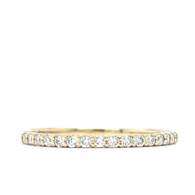 Load image into Gallery viewer, 10 karat Yellow Gold Lab Grown 0.15cttw Line Band

