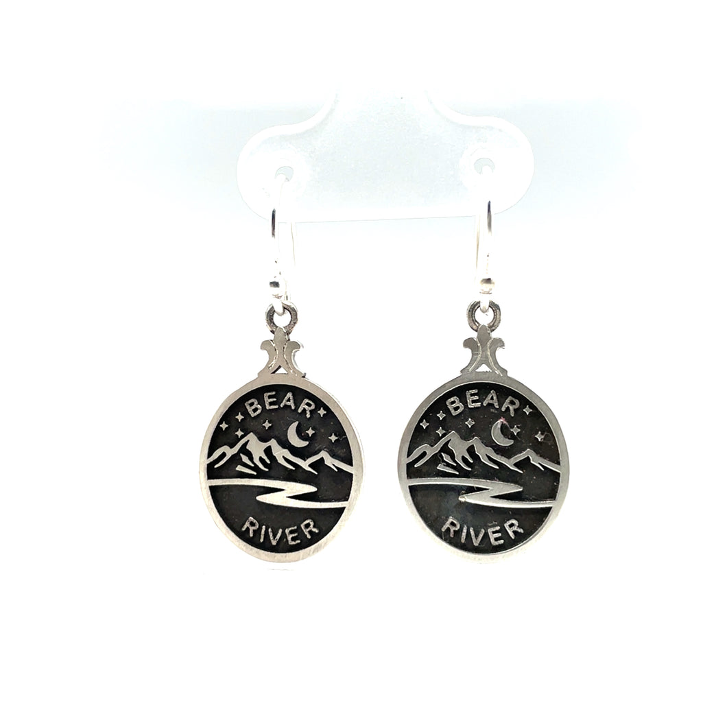 Bear River Earrings on French Wires