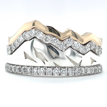 Load image into Gallery viewer, Kings Peak Silver Mountain Base Ring
