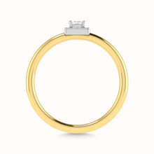 Load image into Gallery viewer, Princess Cut Diamond Ring Natural Diamonds
