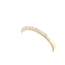 Load image into Gallery viewer, 10 karat Yellow Gold Lab Grown 0.15cttw Line Band

