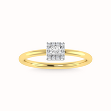 Load image into Gallery viewer, Princess Cut Diamond Ring Natural Diamonds
